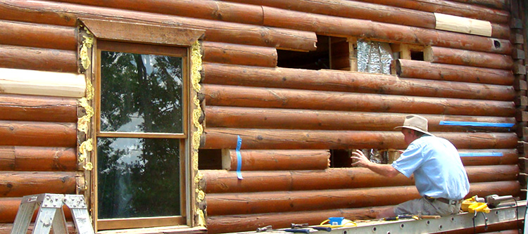 Log Home Repair Nottoway County, Virginia